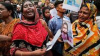 A massive fire broke out in a garment factory in Dhaka, Bangladesh, resulting in at least 16 confirmed deaths, with the toll potentially rising. Families are left grieving and searching for their loved ones, as officials investigate the circumstances surrounding the fire, which affected an adjacent chemical warehouse. The incident sheds light on the ongoing safety issues in Bangladesh's industrial sector.