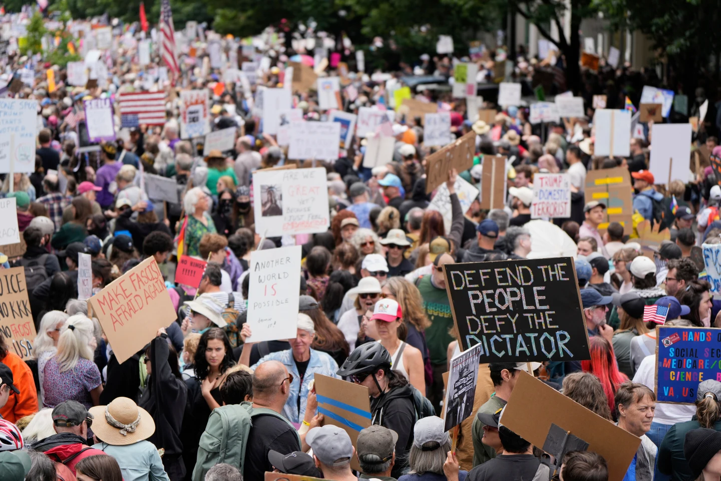 Mass Protests Across America Against Trump's Presidency