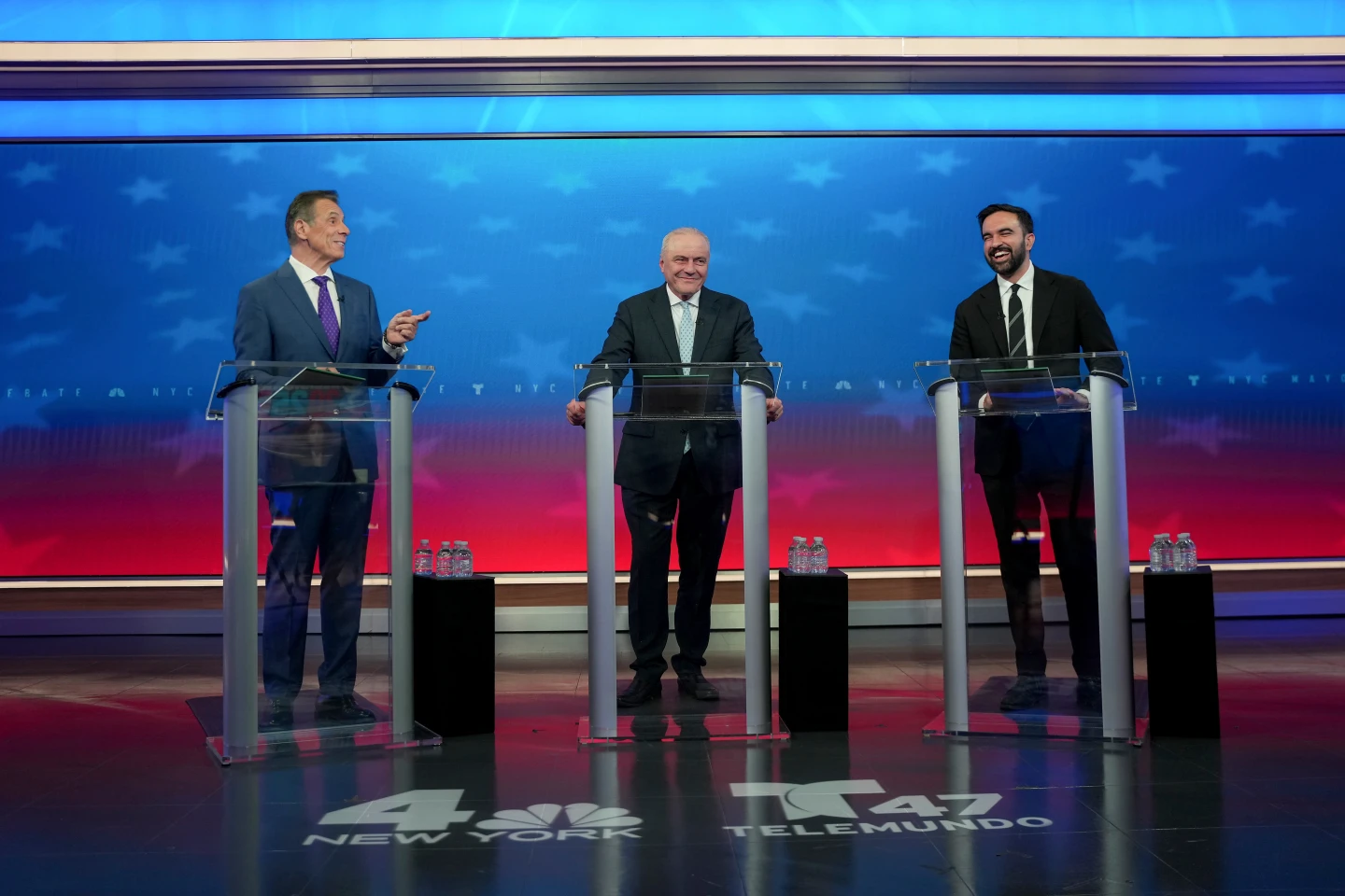 Cuomo, Mamdani, and Sliwa Clash in NYC Mayoral Debate