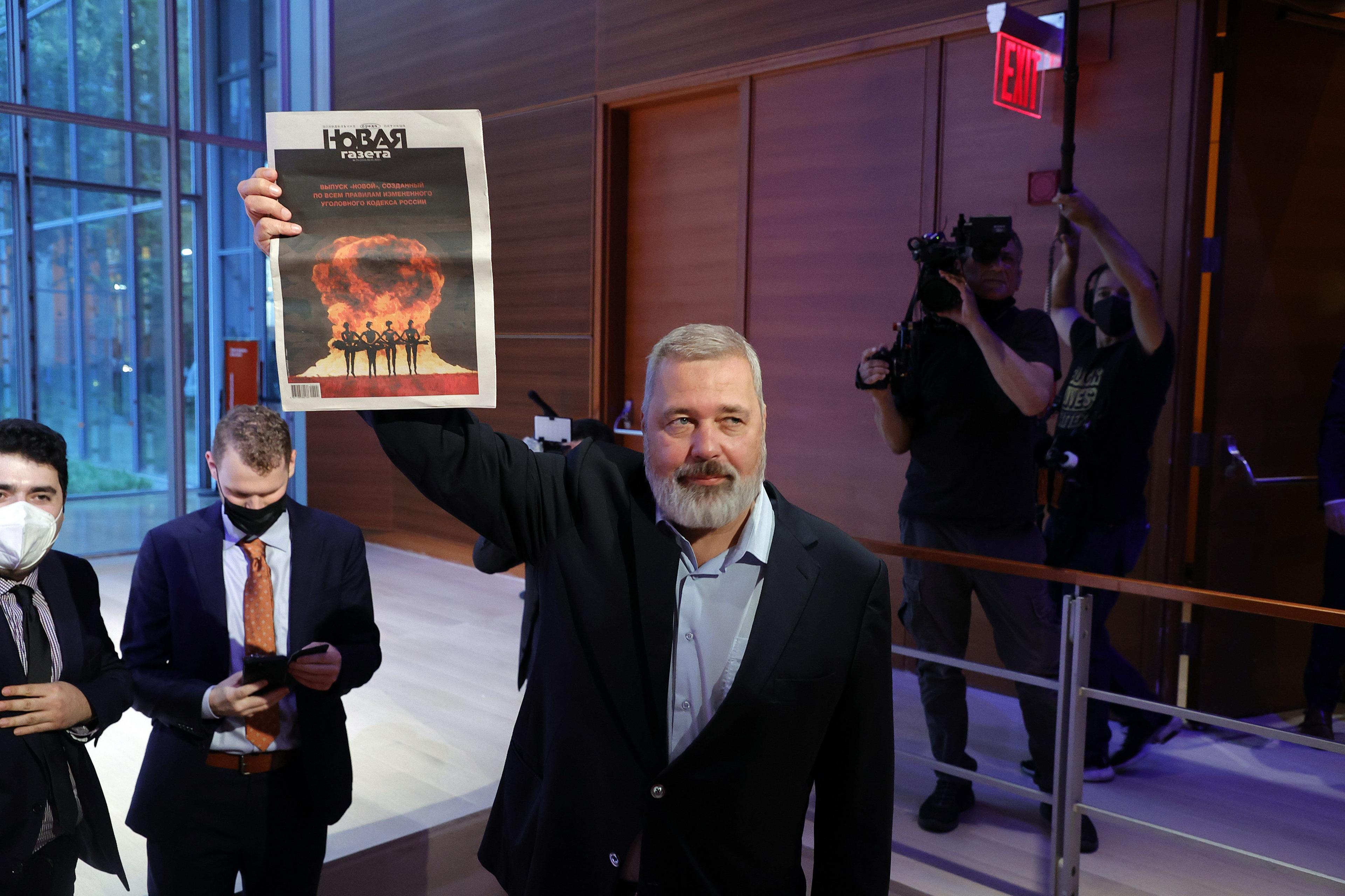 Nobel Laureate Muratov Dismisses Putin’s ‘Victory’ Claim Amid Ukraine Crisis
