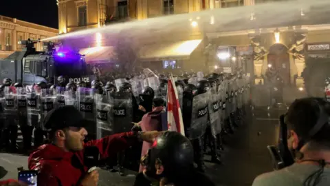 Clashes Erupt as Georgia Protesters Attempt to Storm Presidential Palace