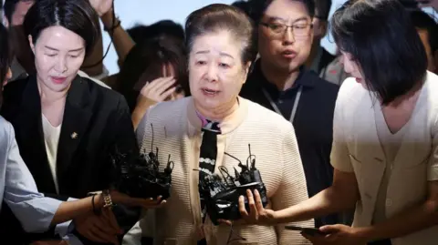 Unification Church Leader Han Hak-ja Denies Bribery Allegations Involving Former First Lady of South Korea