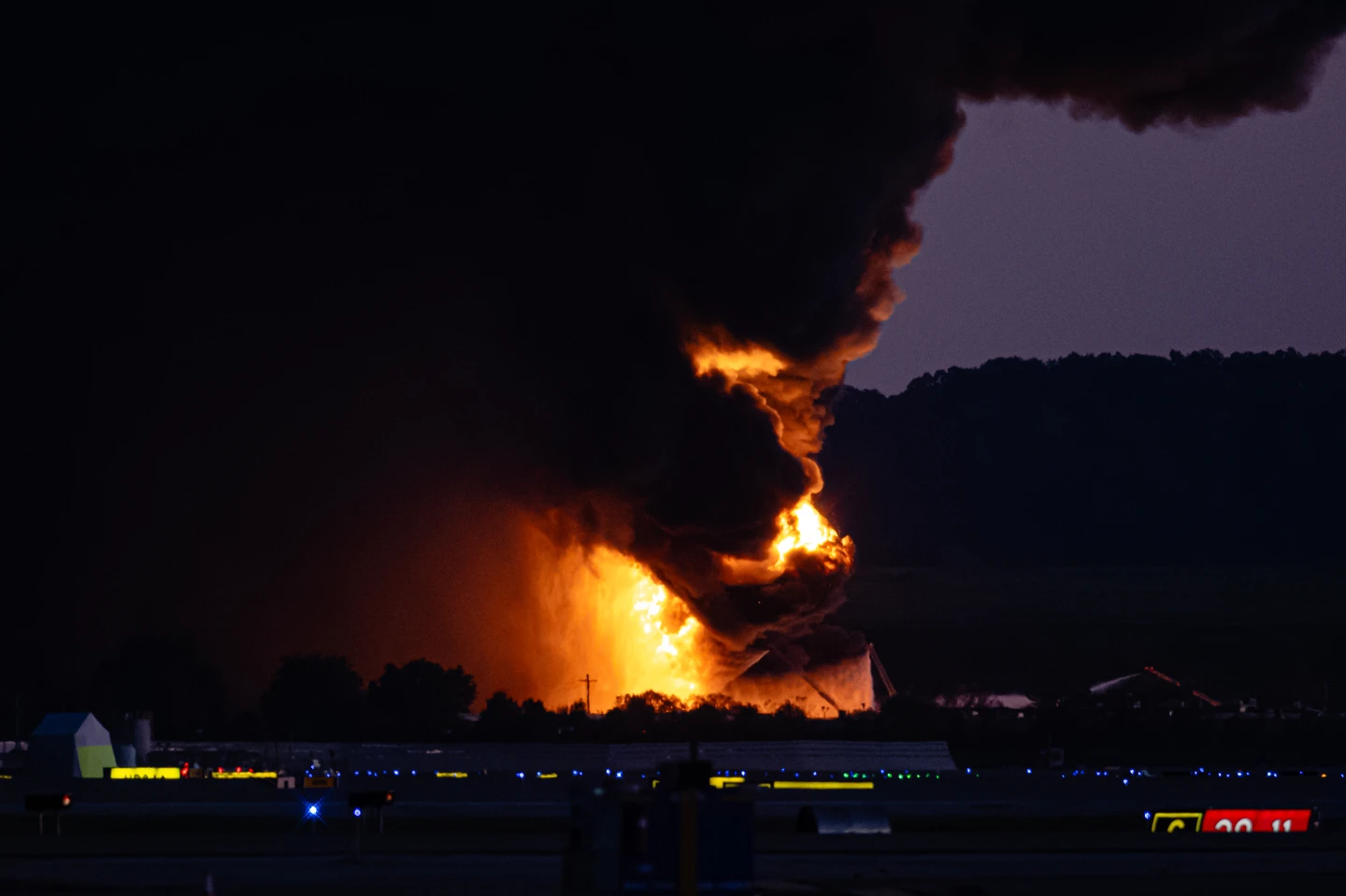 UPS Plane Crashes During Takeoff in Louisville, Ignites Large Fire