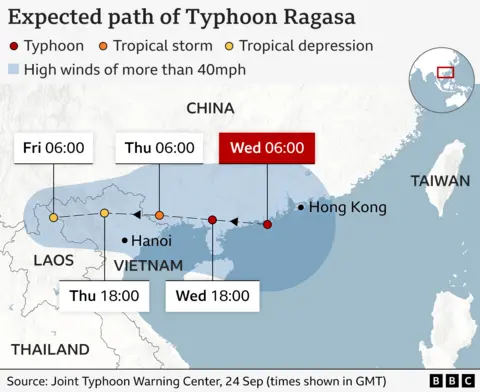 Typhoon Ragasa Hits Southern China After Causing Devastation in Taiwan