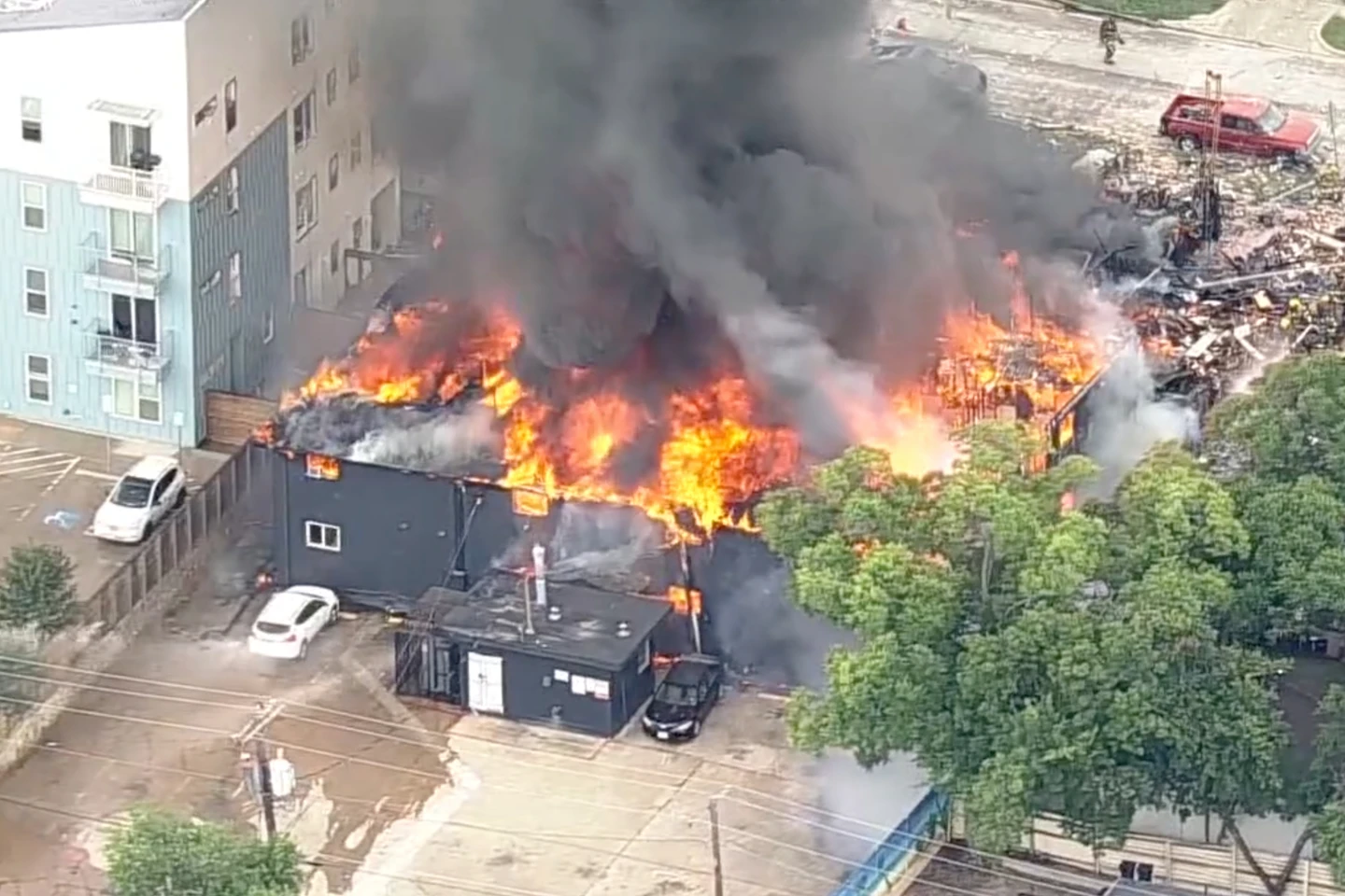 Dallas Apartment Complex Blaze Triggers Fatalities and Explosion, Search Continues