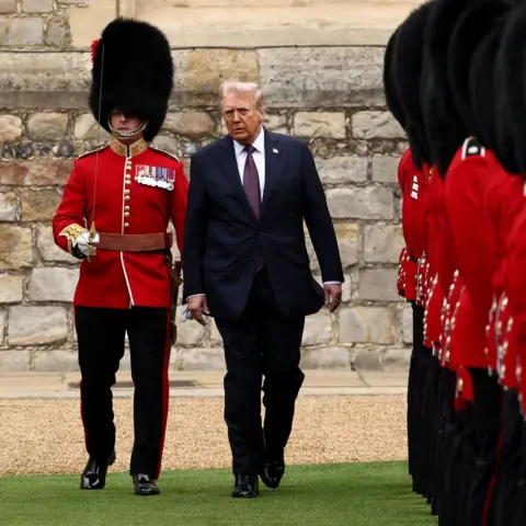 Trump and Melania's Royal Reception at Windsor Castle
