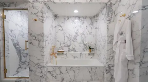 Trump Unveils Luxurious Renovations to Lincoln Bathroom at the White House