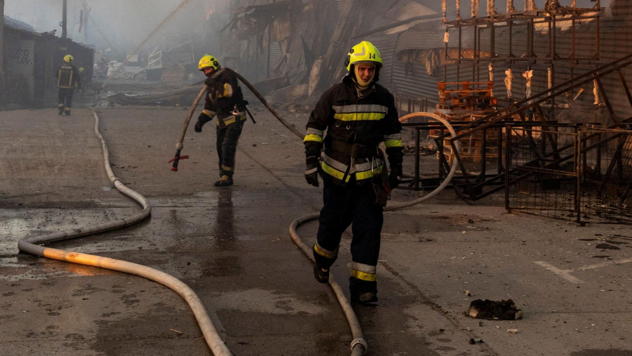 Zelensky condemns Russia’s ‘vile’ missile attacks that killed 15