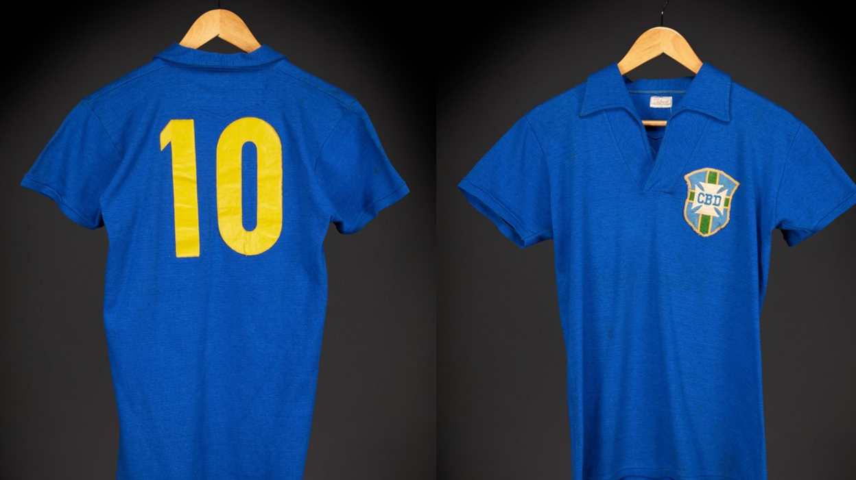 Pele’s 1958 World‑Cup Shirt Sells for $4.9 Million – Second‑Most Expensive Football Jersey Auctioned
