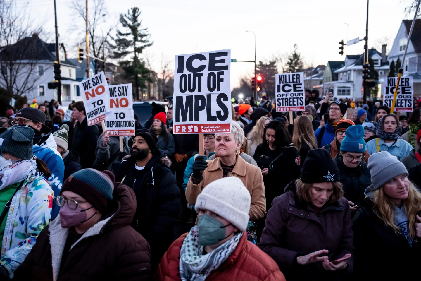 Clash Over Fatal Shooting by ICE Officer in Minneapolis