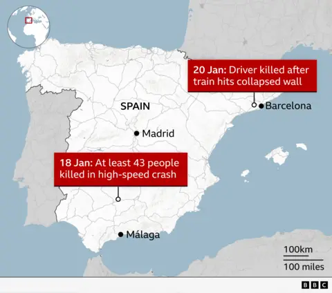 Tragedy Strikes: Victims' Families in Southern Spain Grieve After Catastrophic Train Collision