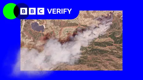 Satellite Images Capture California Wildfire Destruction