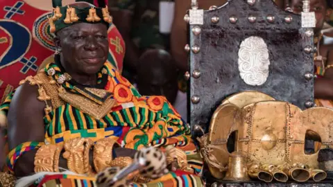 Asante King of Ghana Celebrates Return of Historical Artefacts