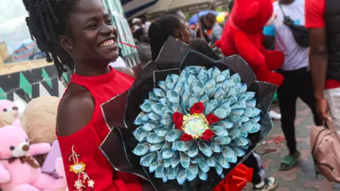 Kenyan Valentine's Day Sees a Shift from Flowers to Cash Bouquets