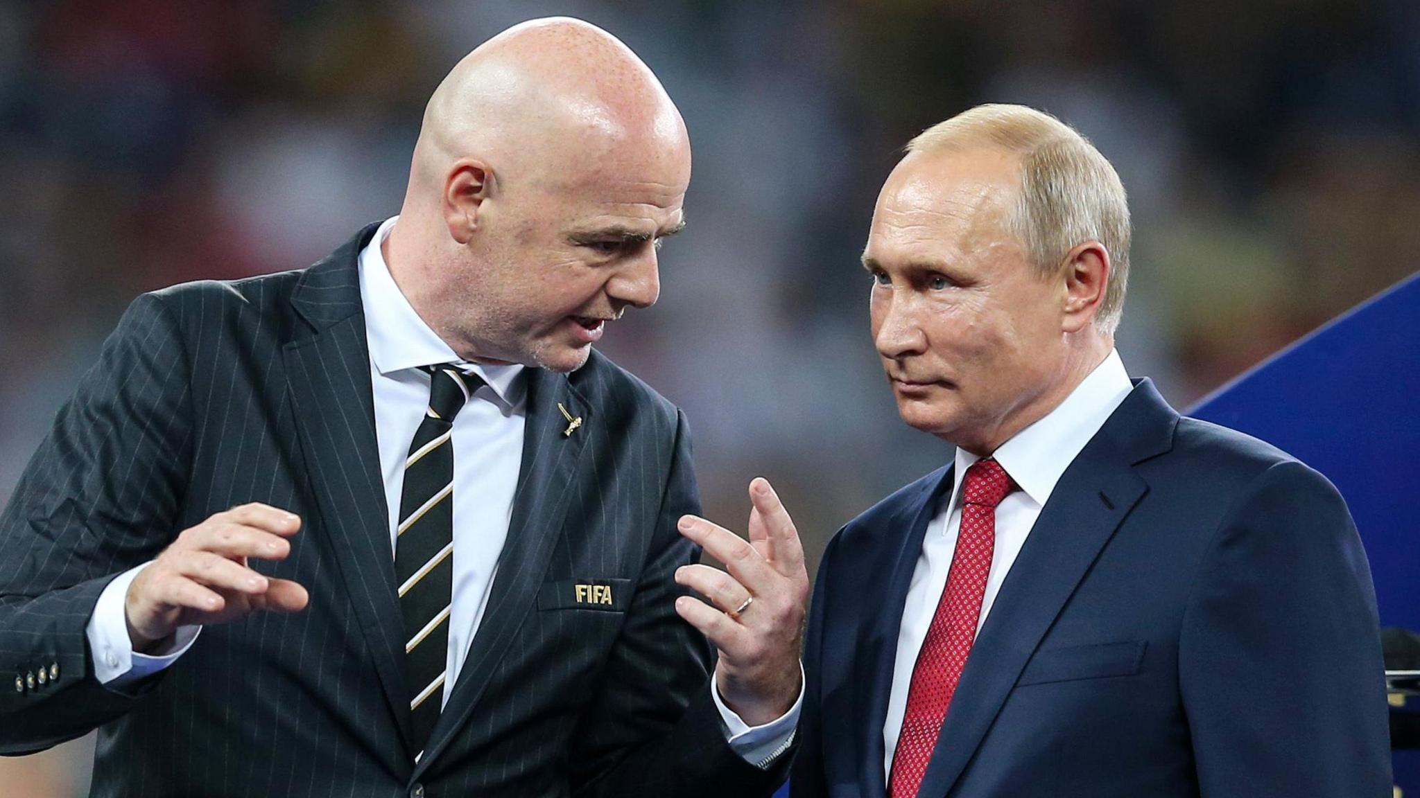Infantino Faces Backlash Over Proposal to Lift Russia Ban