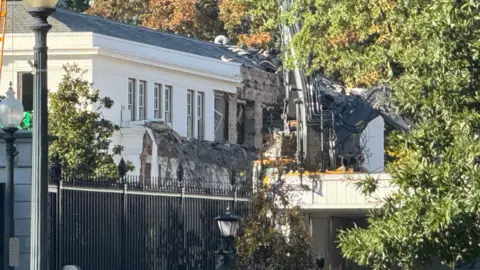 Demolition Underway for Trump's East Wing Ballroom Project